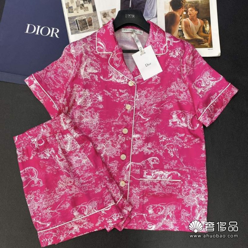 迪奧dior2022春夏新款睡衣套裝