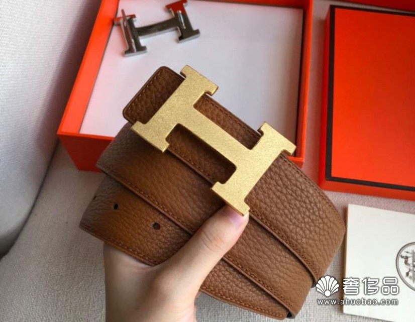 Hermes愛馬仕OSCAR BELT BUCKLE雙麵皮腰帶