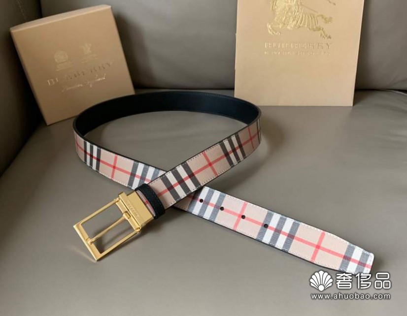 burberry (巴寶莉) 男士雙面用休閒腰帶