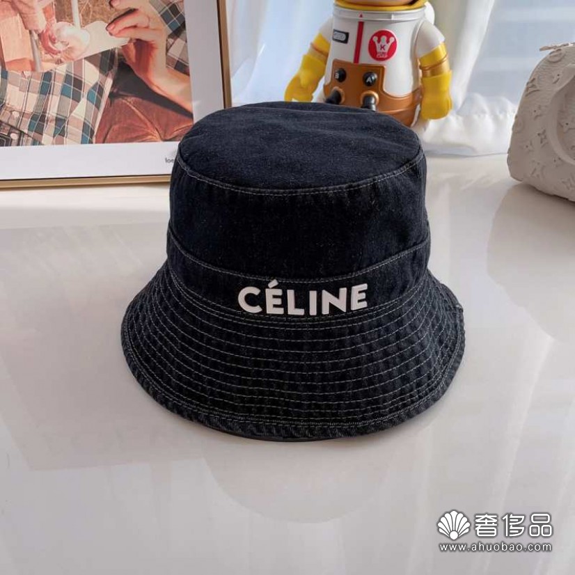 celine賽琳新款丹寧漁夫帽