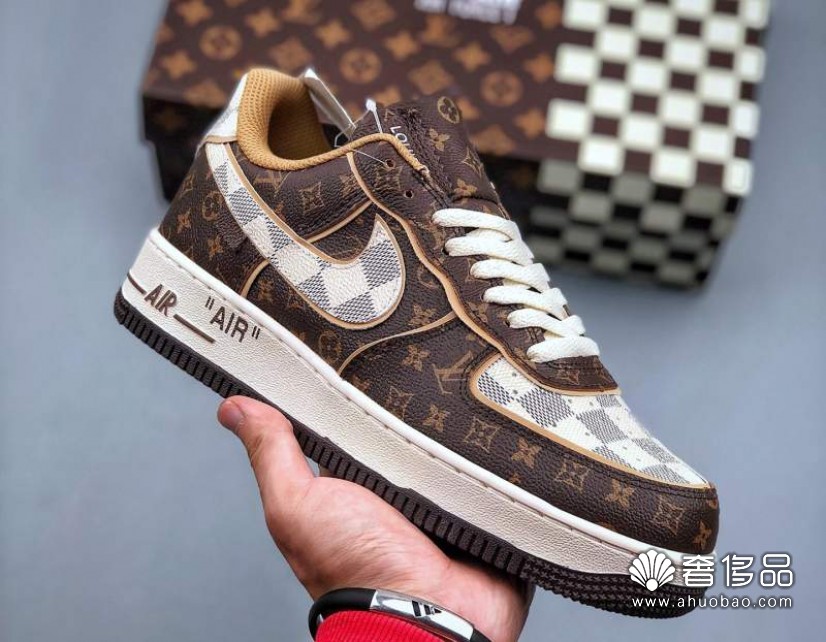 lv路易威登超奢聯名lv x air force 1 空軍一號板鞋